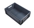 Boîte de rangement, 400x600x200mm, 40l, Polypropylène (PP), Gris